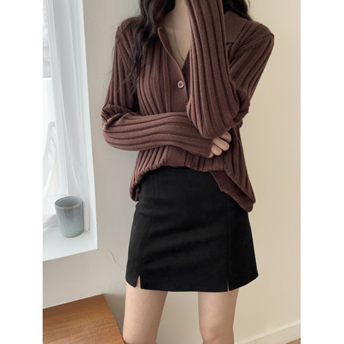 高腰開叉半身裙女2025秋新款a字pu皮裙黑色鹿皮絨包臀短裙一步裙 高腰開叉半身裙女2025秋新款a字pu皮裙黑色鹿皮絨包臀短裙一步裙