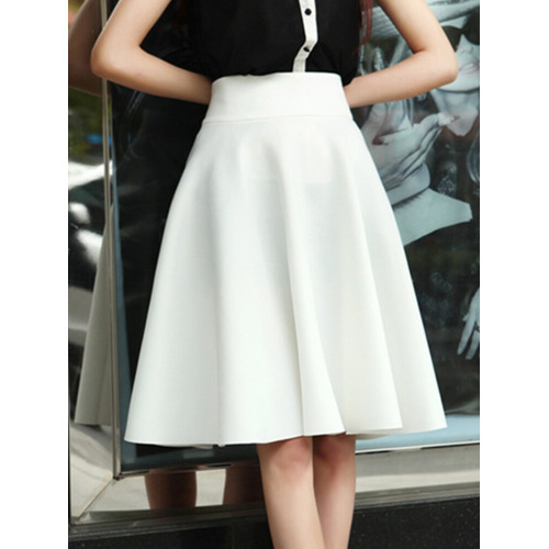 高腰顯瘦半身裙 中長款女百搭繖裙太空棉大擺裙A字百褶蓬蓬裙復古 高腰顯瘦半身裙 中長款女百搭繖裙太空棉大擺裙A字百褶蓬蓬裙復古