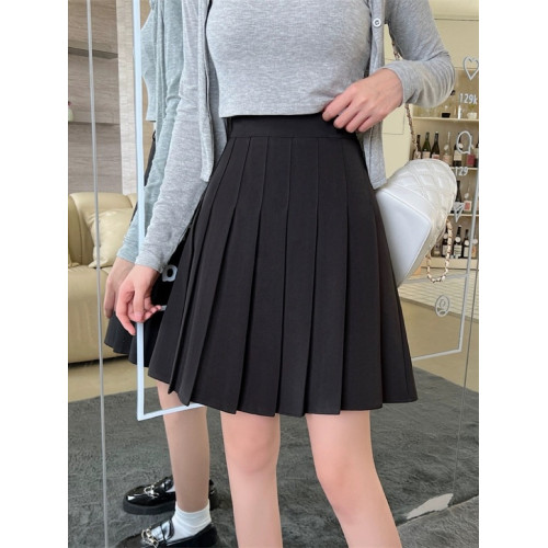 【加長款】高個子百褶裙女a字裙小衆高腰裙顯瘦學生防走光半身裙 【加長款】高個子百褶裙女a字裙小衆高腰裙顯瘦學生防走光半身裙