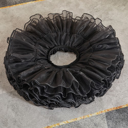 緞帶裙撐狗短鴨屁股無骨軟紗撐Lolita洛麗塔超暴力飛天裙撐半身裙