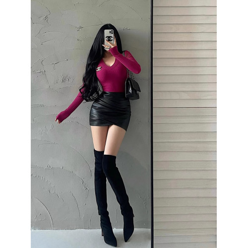 秋季新款性感小皮裙高腰顯瘦半身裙純欲風a字裙大碼遮胯包臀短裙 秋季新款性感小皮裙高腰顯瘦半身裙純欲風a字裙大碼遮胯包臀短裙