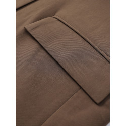 秋裝棕咖色西裝外套女2025新款巨好看的獨特漂亮小西服休閒上衣潮