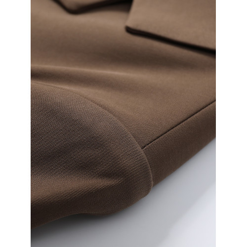 秋裝棕咖色西裝外套女2025新款巨好看的獨特漂亮小西服休閒上衣潮 秋裝棕咖色西裝外套女2025新款巨好看的獨特漂亮小西服休閒上衣潮