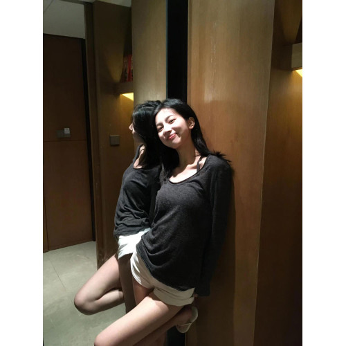 純欲辣妹大領口長袖t恤女夏季2025新款防曬衣罩衫高級松弛感上衣