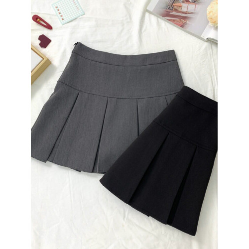 灰色百褶半身裙女裙2026早春高腰超短裙設計感小個子a字短款裙子 灰色百褶半身裙女裙2026早春高腰超短裙設計感小個子a字短款裙子