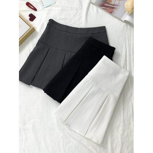 灰色百褶半身裙女裙2026早春高腰超短裙設計感小個子a字短款裙子 灰色百褶半身裙女裙2026早春高腰超短裙設計感小個子a字短款裙子