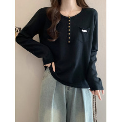 大碼女裝胖mm2025春秋新款正肩寬松顯瘦遮肚長袖T恤歐貨小衫上衣