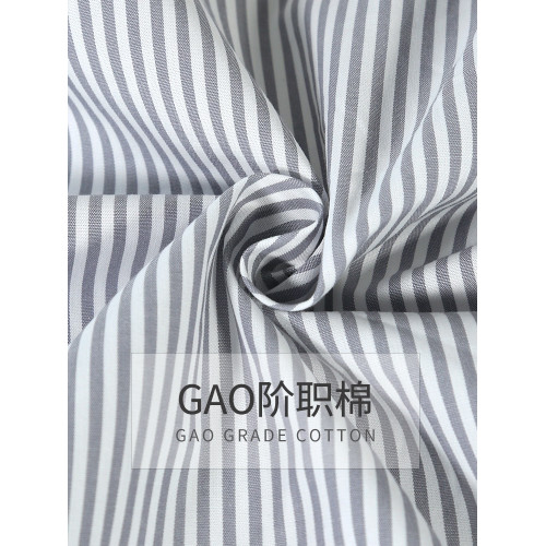 雲琴V領白色條紋襯衫女竪條紋氣質長袖職業工作服襯衣設計感小衆