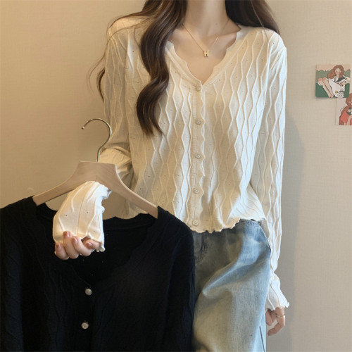 大碼女裝遮肚子冰絲長袖針織上衣女春秋胖妹妹洋氣顯瘦百搭打底衫