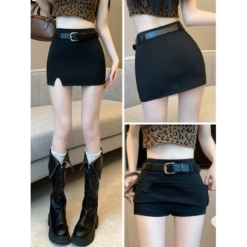 性感辣妹ins超短裙女不規則高腰緊身包臀一步裙A字顯瘦半身裙秋季 性感辣妹ins超短裙女不規則高腰緊身包臀一步裙A字顯瘦半身裙秋季