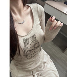 高級感德絨打底衫女士秋冬內搭辣妹修身短款t恤上衣2025新款爆款