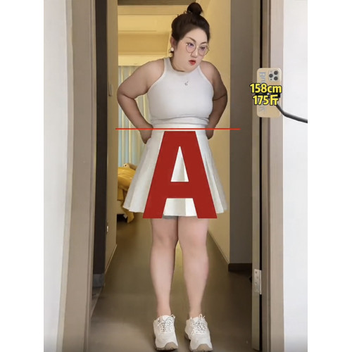 大碼西裝高腰減齡百褶裙半身裙2025秋冬季復古白色胖mm300斤短裙 大碼西裝高腰減齡百褶裙半身裙2025秋冬季復古白色胖mm300斤短裙