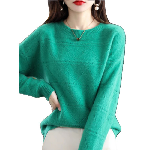 鄂爾多斯市專櫃撤櫃剪標女裝秋冬高級針織衫圓領加厚寬松打底毛衣