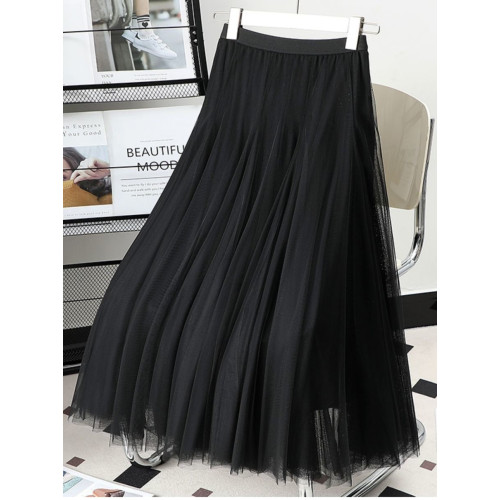 半身裙長裙女2025新款今年流行爆款裙子廣場舞720度大擺網紗裙a字 半身裙長裙女2025新款今年流行爆款裙子廣場舞720度大擺網紗裙a字