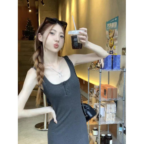 莫代爾長款過膝吊帶背心裙春夏季新款大碼外穿內搭百搭打底連衣裙 莫代爾長款過膝吊帶背心裙春夏季新款大碼外穿內搭百搭打底連衣裙