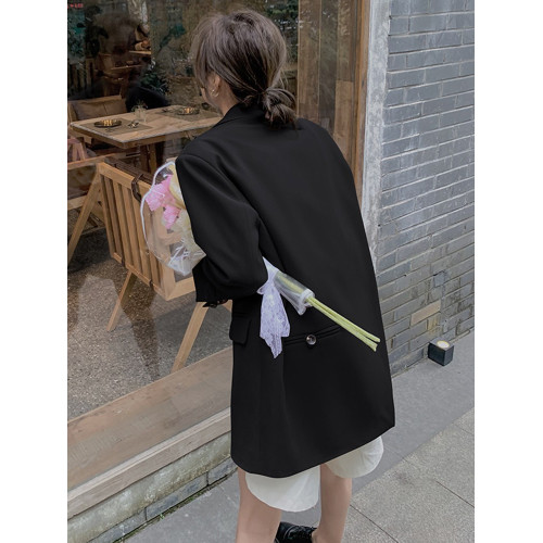 灰色西裝外套女小個子2025秋季新款今年流行爆款休閒超火西服上衣 灰色西裝外套女小個子2025秋季新款今年流行爆款休閒超火西服上衣