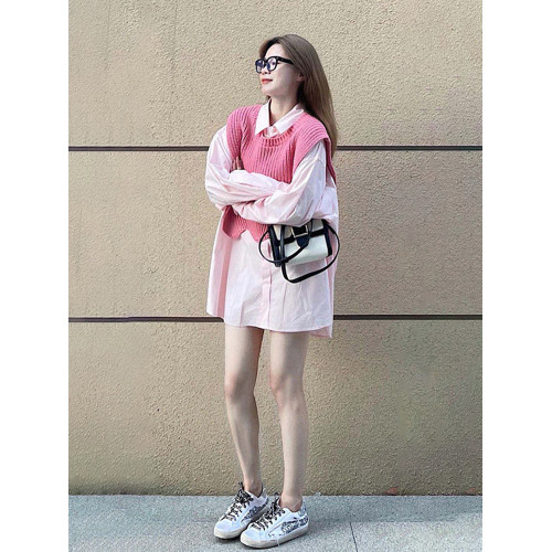 襯衫連衣裙2025秋季新款女裝小套裝早秋韓系多巴胺ootd穿搭一整套 襯衫連衣裙2025秋季新款女裝小套裝早秋韓系多巴胺ootd穿搭一整套