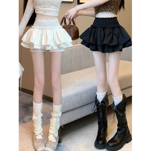 芭蕾風黑色半身裙女夏季2024新款高腰顯瘦蛋糕包臀A字蓬蓬短裙子 芭蕾風黑色半身裙女夏季2024新款高腰顯瘦蛋糕包臀A字蓬蓬短裙子