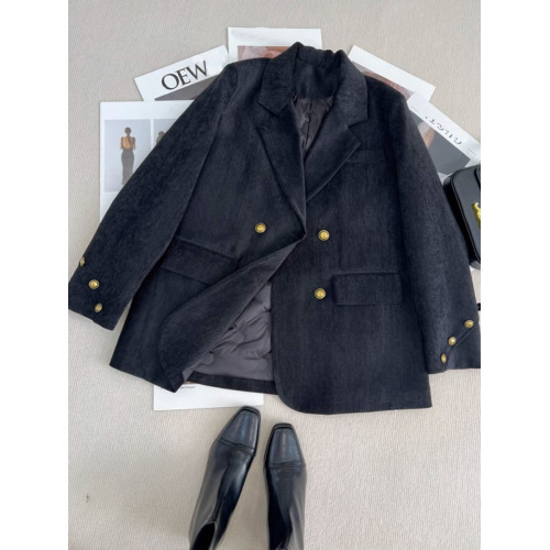 黑色西裝羽絨服女2025冬季新款高級小個子寬松加厚白鴨絨內膽外套 黑色西裝羽絨服女2025冬季新款高級小個子寬松加厚白鴨絨內膽外套