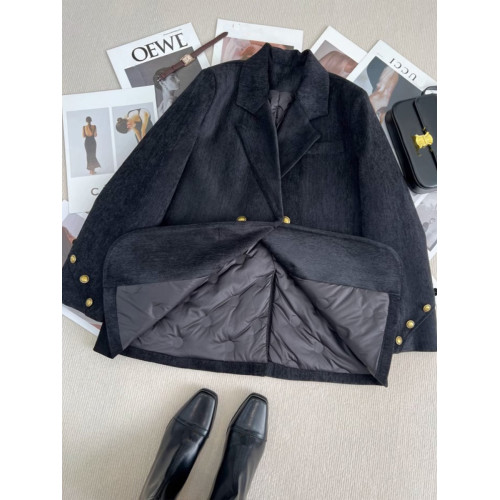 黑色西裝羽絨服女2025冬季新款高級小個子寬松加厚白鴨絨內膽外套 黑色西裝羽絨服女2025冬季新款高級小個子寬松加厚白鴨絨內膽外套