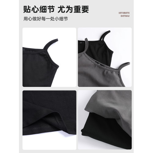 黑色吊帶連衣裙2025新款女夏法式長裙收腰顯瘦長款高級感A字裙子