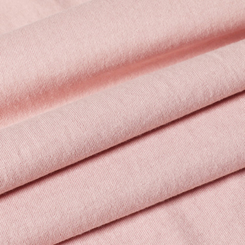 歐貨短袖T恤女夏季2025新款大版寬松純棉開叉中長款粉色半袖上衣