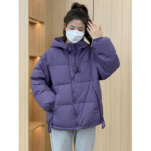 高級歐貨羽絨服女短款2025冬加厚寬松設計感文藝白鴨絨麵包服外套 高級歐貨羽絨服女短款2025冬加厚寬松設計感文藝白鴨絨麵包服外套