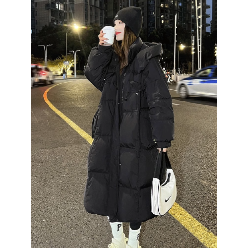 羽絨棉服女款2025冬季新款韓版大碼洋氣連帽寬松派克服中長款棉襖 羽絨棉服女款2025冬季新款韓版大碼洋氣連帽寬松派克服中長款棉襖