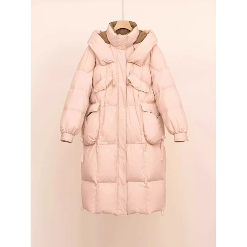 羽絨棉服女款2025冬季新款韓版大碼洋氣連帽寬松派克服中長款棉襖 羽絨棉服女款2025冬季新款韓版大碼洋氣連帽寬松派克服中長款棉襖