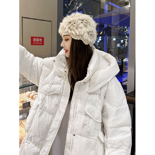 羽絨棉服女款2025冬季新款韓版大碼洋氣連帽寬松派克服中長款棉襖 羽絨棉服女款2025冬季新款韓版大碼洋氣連帽寬松派克服中長款棉襖