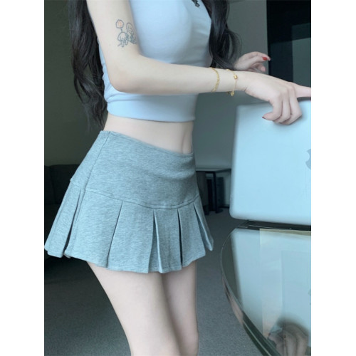 美式性感低腰超短裙女夏季2025新款a字裙防走光運動純欲百褶裙子 美式性感低腰超短裙女夏季2025新款a字裙防走光運動純欲百褶裙子