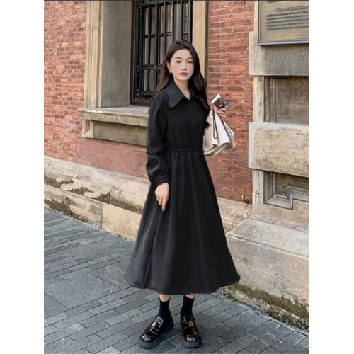 今年流行連衣裙套裝女冬季新款美拉德穿搭馬甲兩件套遮肉顯瘦裙子