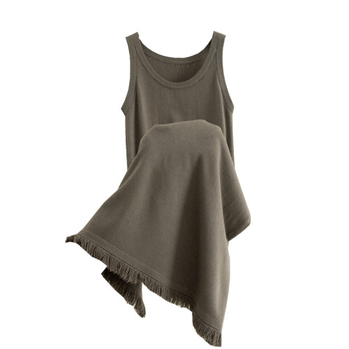 2025春秋新款針織吊帶背心連衣裙女中長款無袖內搭過膝毛衣裙子 2025春秋新款針織吊帶背心連衣裙女中長款無袖內搭過膝毛衣裙子