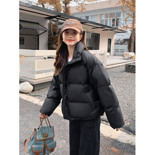 羽絨棉服女冬季2025新款高級感短款小個子立領加厚麵包服棉衣外套 羽絨棉服女冬季2025新款高級感短款小個子立領加厚麵包服棉衣外套