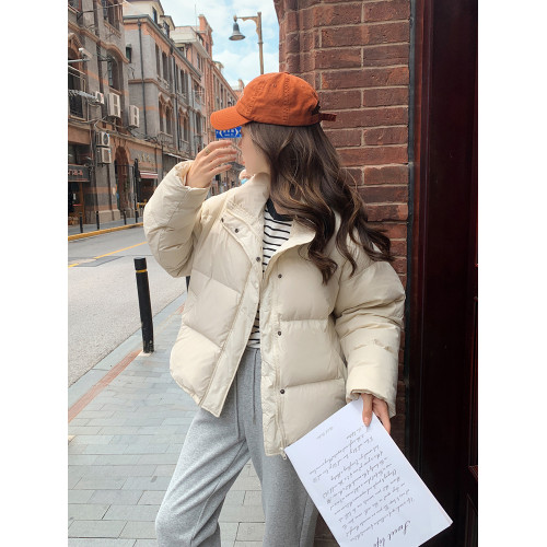 羽絨棉服女冬季2025新款高級感短款小個子立領加厚麵包服棉衣外套 羽絨棉服女冬季2025新款高級感短款小個子立領加厚麵包服棉衣外套