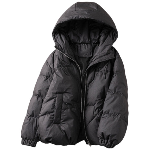 羽絨服女2025秋冬新款時尚小個子短款白鴨絨韓版寬松加厚連帽外套 羽絨服女2025秋冬新款時尚小個子短款白鴨絨韓版寬松加厚連帽外套