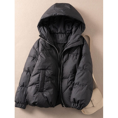 羽絨服女2025秋冬新款時尚小個子短款白鴨絨韓版寬松加厚連帽外套 羽絨服女2025秋冬新款時尚小個子短款白鴨絨韓版寬松加厚連帽外套