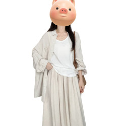 2025新款秋冬穿搭襯衫連衣裙子女裝新中式國風套裝長裙高級感冬裝