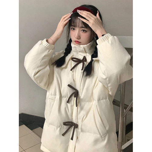 白色連帽羽絨服女2025新款巨好看的冬裝外套甜美小個子學生厚棉服 白色連帽羽絨服女2025新款巨好看的冬裝外套甜美小個子學生厚棉服