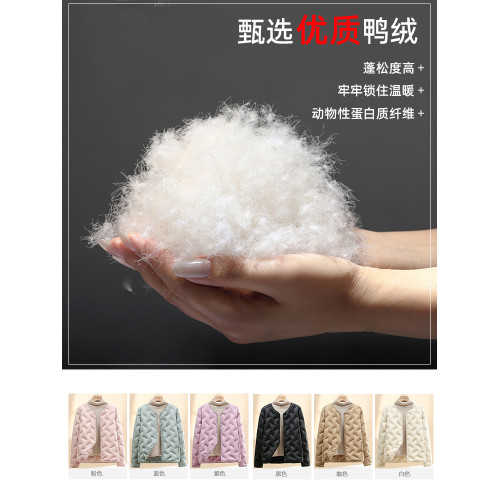 雅鹿2025新款輕薄羽絨服女短款流行圓領小個子馬甲內膽冬季外套超 雅鹿2025新款輕薄羽絨服女短款流行圓領小個子馬甲內膽冬季外套超