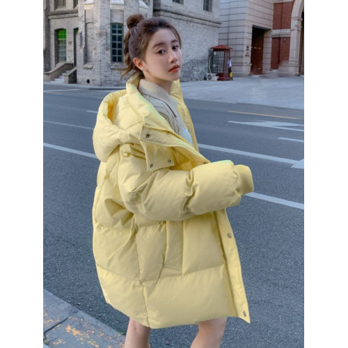 羽絨棉服女冬季2025新款韓版寬松小個子中長款加厚麵包服棉襖外套 羽絨棉服女冬季2025新款韓版寬松小個子中長款加厚麵包服棉襖外套