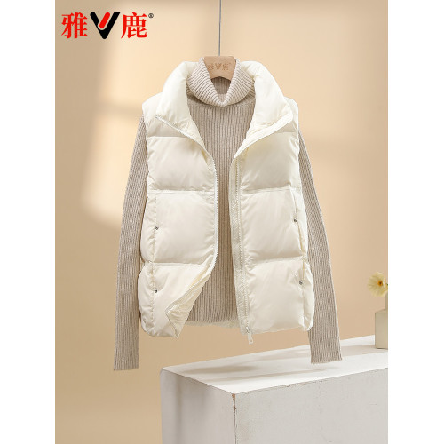 雅鹿旗艦店2025新款輕薄羽絨馬甲女外穿韓版流行短款百搭秋冬馬夾 雅鹿旗艦店2025新款輕薄羽絨馬甲女外穿韓版流行短款百搭秋冬馬夾