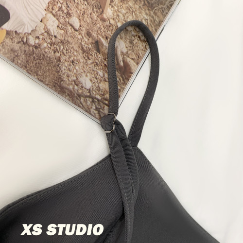 性感吊帶法式西裝連衣裙女2025春秋新款顯瘦氣質收腰百搭a字長裙