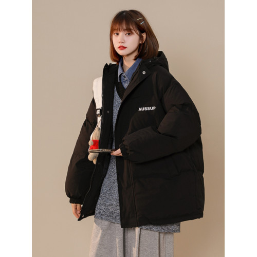 東北零下40度防寒服情侶羽絨服女冬季連帽麵包服加厚寬松學生外套 東北零下40度防寒服情侶羽絨服女冬季連帽麵包服加厚寬松學生外套