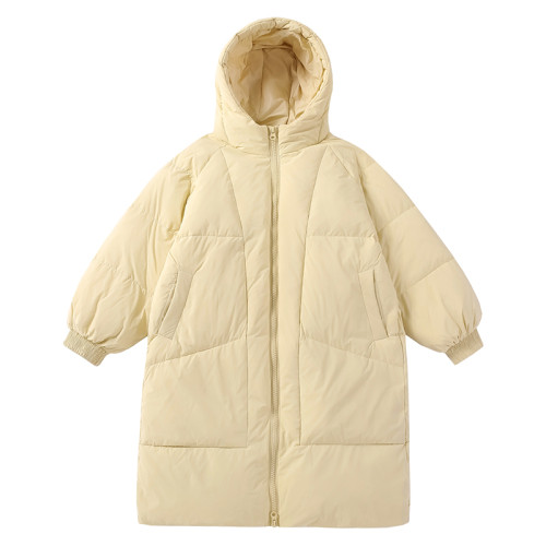 甜美日系奶呼呼的羽絨服女款2025年新款冬季棉服中長款奶兔 甜美日系奶呼呼的羽絨服女款2025年新款冬季棉服中長款奶兔