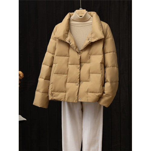 立領輕薄羽絨服女短款2025年新款韓版白鴨絨爆款小個子秋冬外套潮 立領輕薄羽絨服女短款2025年新款韓版白鴨絨爆款小個子秋冬外套潮