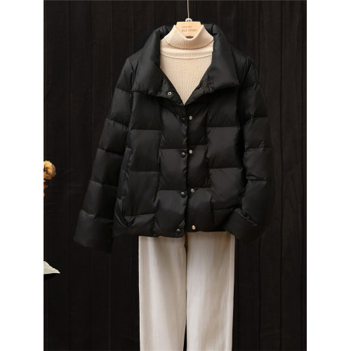 立領輕薄羽絨服女短款2025年新款韓版白鴨絨爆款小個子秋冬外套潮 立領輕薄羽絨服女短款2025年新款韓版白鴨絨爆款小個子秋冬外套潮