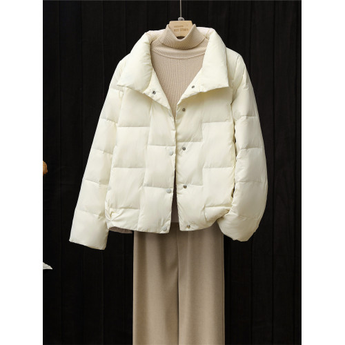 立領輕薄羽絨服女短款2025年新款韓版白鴨絨爆款小個子秋冬外套潮 立領輕薄羽絨服女短款2025年新款韓版白鴨絨爆款小個子秋冬外套潮