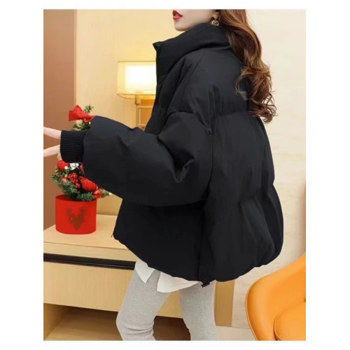 特大碼300斤保暖立領羽絨服女士oversize外套200斤胖MM短款棉服