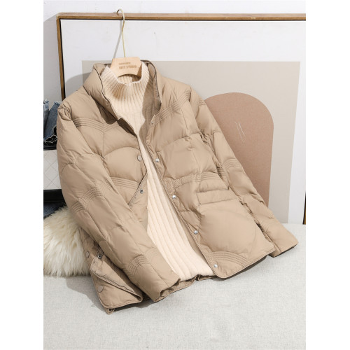 輕薄款羽絨服女短款2025年新款韓版立領小個子白鴨絨秋冬休閒外套 輕薄款羽絨服女短款2025年新款韓版立領小個子白鴨絨秋冬休閒外套